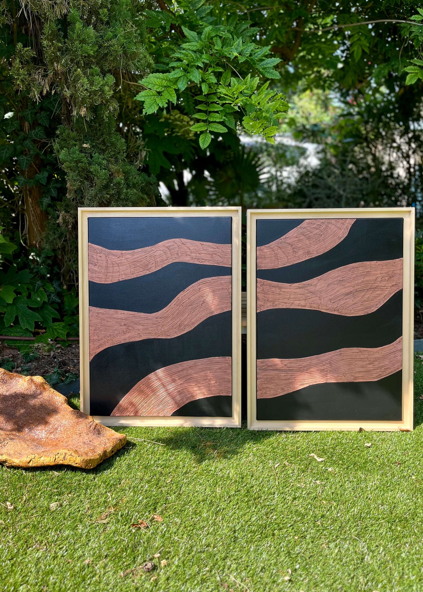 DIPTYQUE "BOIS DE SANTAL" Tableaux texturés