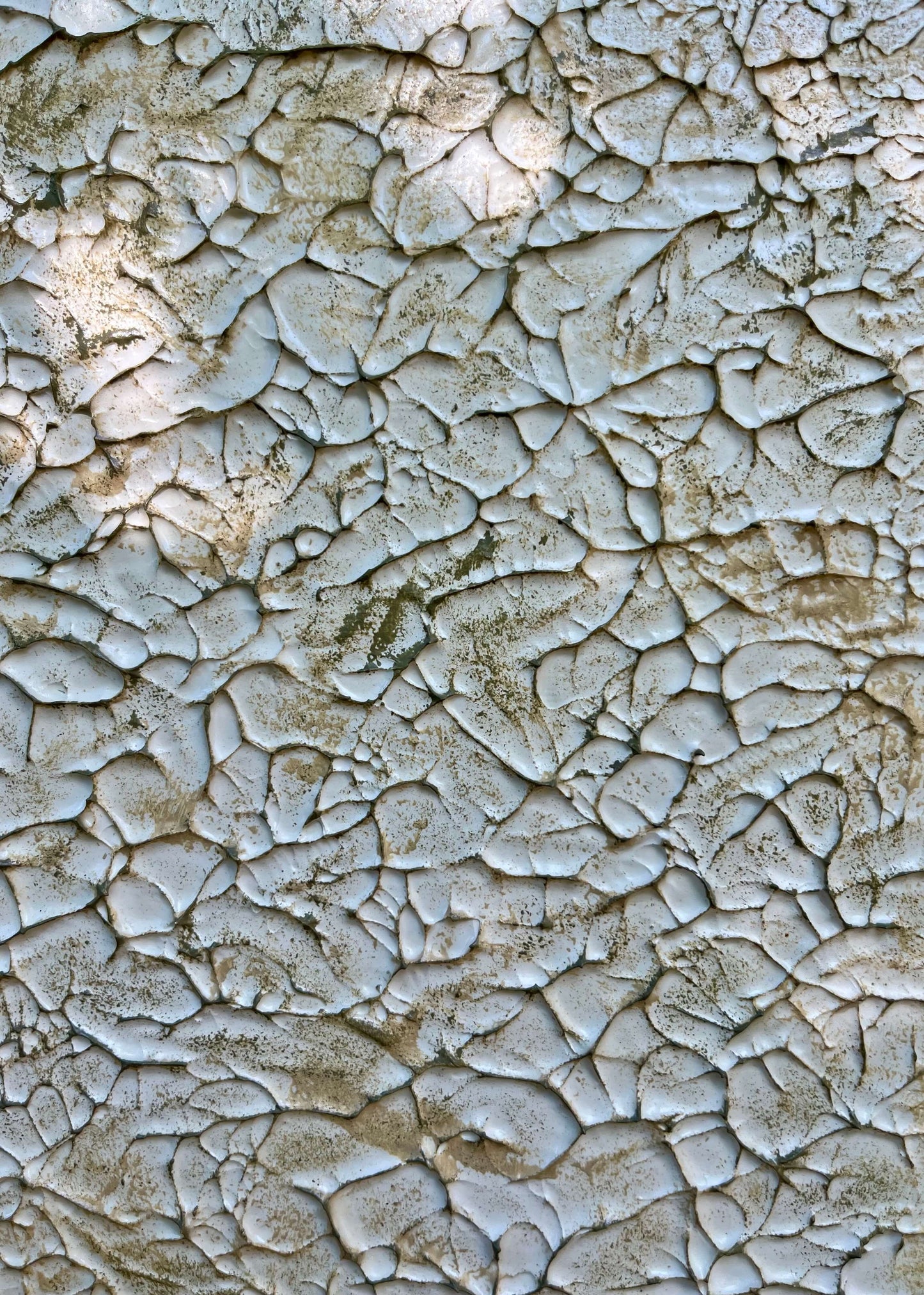 "LES ROCHES BEIGES" - Tableau texturé, édition limitée en lin naturel